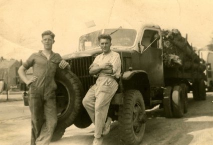 GMC truck, c. 1950.
