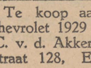 Bron: Eindhovensch Dagblad, 26 mrt. 1937