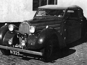 De Bugatti van Johannes van den Hurk (Collectie D.A. Ploeg)
