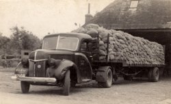 Ford van de Fa. Sterkens in de Adelstraat te Made, c. 1944 (Collectie W. van Gils)