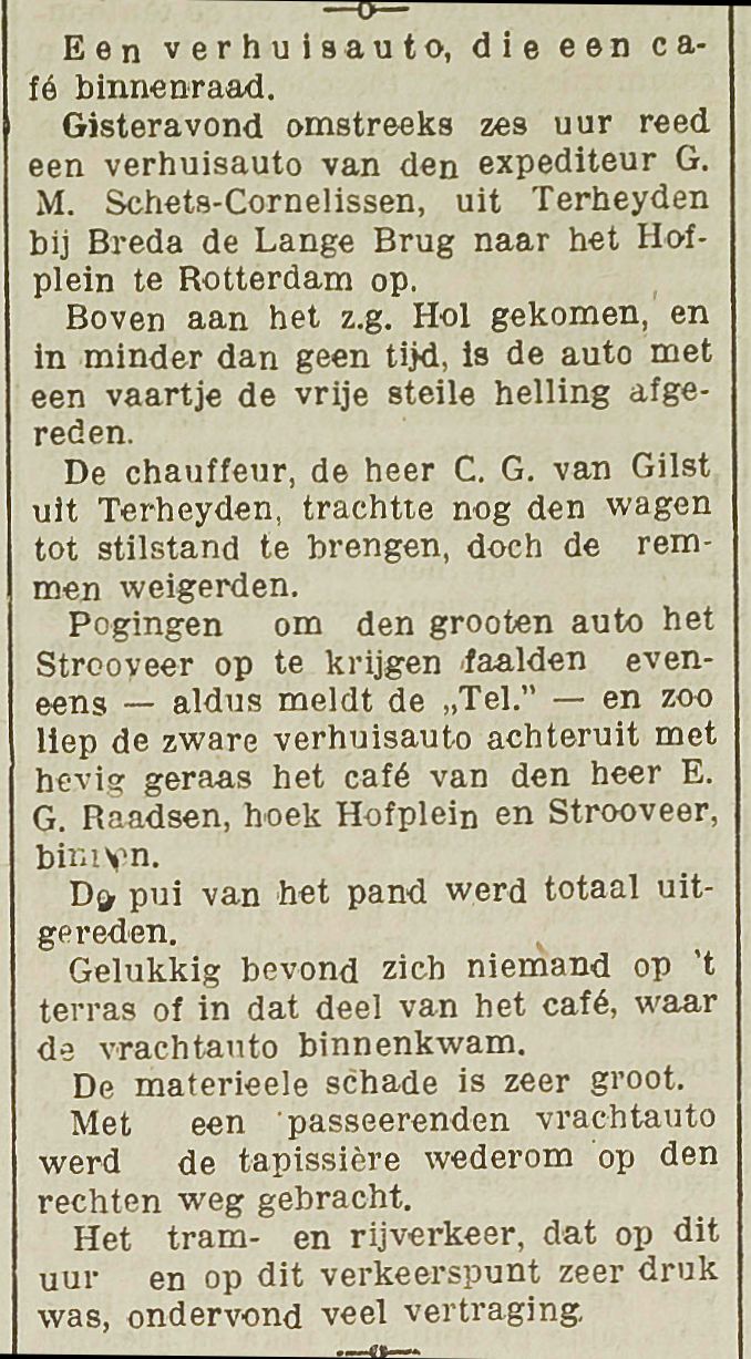 Bron: Utrechts Nieuwsblad van 6 juni 1925
