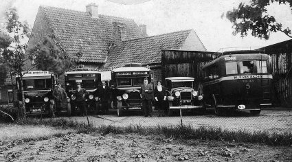 Autobussen Budel, 1930.