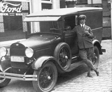 Ford bestelwagen, c. 1928.