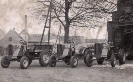 MCE-tractoren, c. 1950 (collectie Heemkundekring Erthepe)