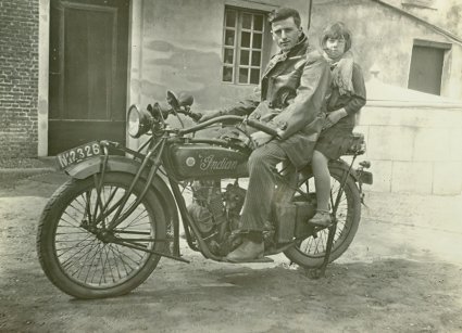 Indian Scout 600 cc (bron: collectie A. van den Eijnden; St. Industrieel Erfgoed Bergen op Stoom)