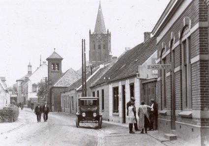 De Kreupelstraat in Boxmeer, 1927