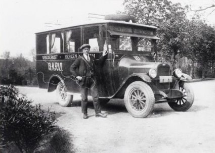Chevrolet autobus, 1930 (collectie West-Brabants Archief)