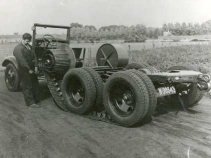 Chevrolet met DAF TRADO-systeem, c. 1938 (© NIMH)