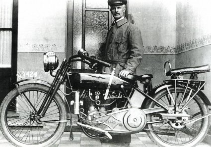 Harley Davidson, c. 1919.