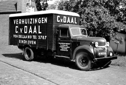 Verhuiswagen van Cees van Daal (Collectie T. van Daal)