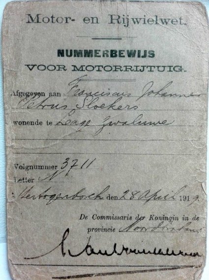 Bron: collectie F. Sloekers jr.