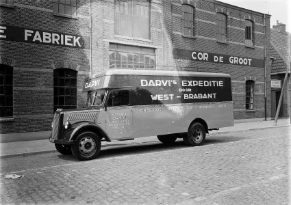 Opel Blitz vrachtwagen, 1930-1940 (collectie West-Brabants Archief)