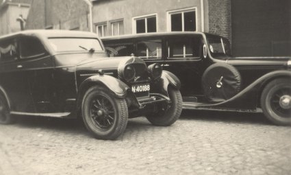 Cadillac lijkwagen, 1941 (Collectie J. van der Zande. Bron: Stichting Industrieel Erfgoed Bergen op Stoom)