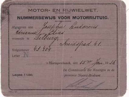 nummerbewijs N-43404.