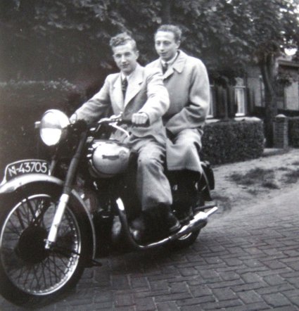 Triumph motorfiets, jaren '40.