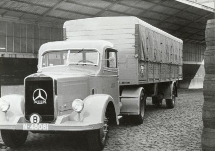 Mercedes vrachtwagen, 1940.
