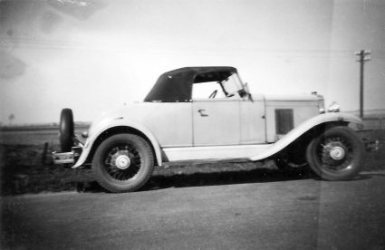 Chevrolet roadster cabriolet 1931, 1938-1939 (foto: Collectie W.F.M. de Kort)