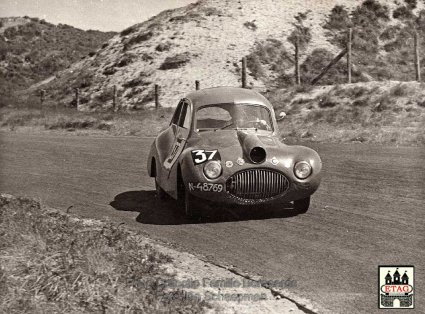 Gatso Coupe 4000 2+2 1948, 'Molshoop' (Foto: © J. Schaepman, collectie Bernaards)