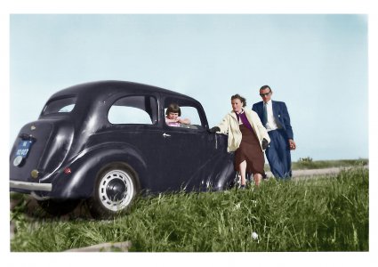 Ford Anglia, 1939-1950.