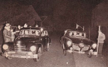 Opel en Studebaker (bron: Autokampioen 5 december 1953)