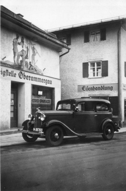 De Chevrolet N-36763 in Oberammergau, 17 juni 1938 (collectie W. Koch)