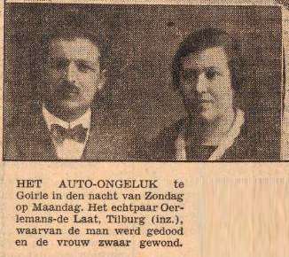 N-38827 Echtpaar Oerlemans-De Laat (Nieuwe Tilb. Courant, 27 november 1934)