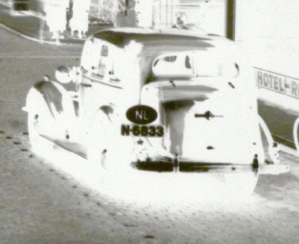Detail (negatief) van foto 1