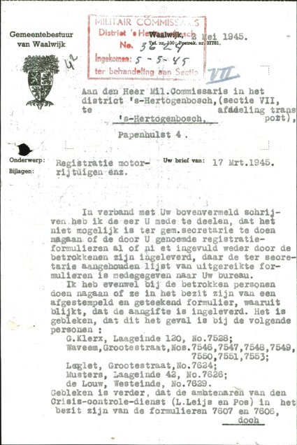 Bron: BHIC, Archief Militair Gezag, scan 423