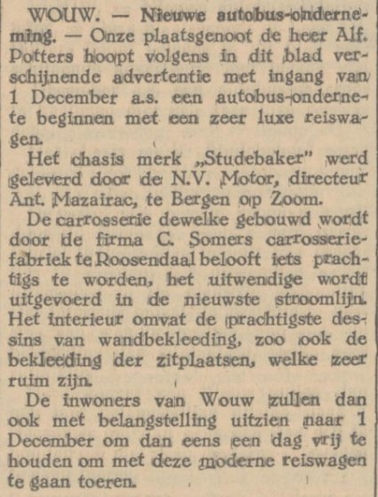Artikel in De Grondwet, 14 okt. 1933