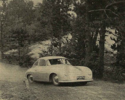 Porsche (bron: De Auto 1952 nr. 42)