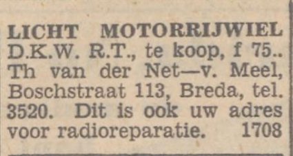 Bron: Dagblad van Noord-Brabant, 5 mrt. 1940