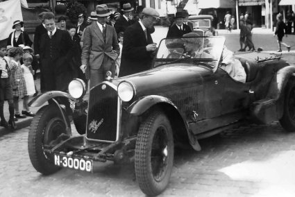 Alfa Romeo, 1935 (Bron: archief fam. Schade)