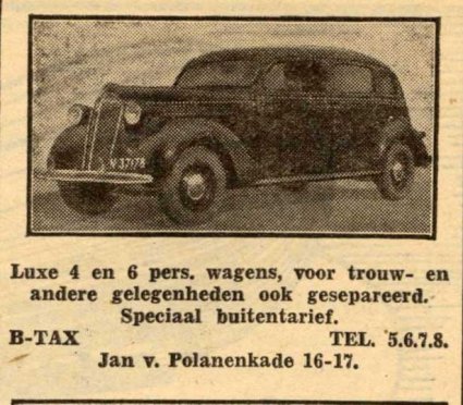 Bron: Bredasche Courant, 18 mei 1937