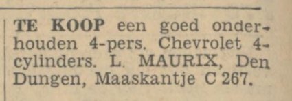 Bron: Prov. Noordbr. en 's-Hertogenbossche Courant, 13 januari 1934