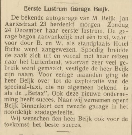 Bron: Nieuwsblad van het Zuiden, 23 dec. 1933