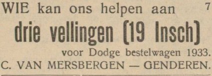Bron: coll. W. v. Mersbergen
