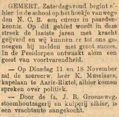 N-4654 Bron: De Zuid-Willemsvaart, 6 nov. 1919