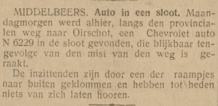 Bron: Provinciale Noordbrabantsche en 's Hertogenbossche Courant, 22 mrt. 1927