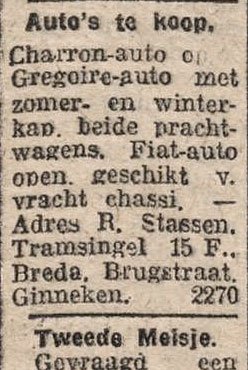 Bron: Dagblad van Noord-Brabant, 2 juni 1923
