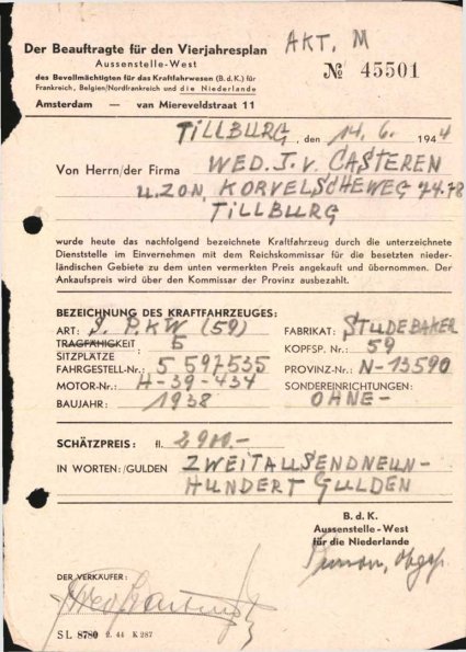 Bron: Regionaal Archief Tilburg, Archief gemeentebestuur Tilburg 1938-1985, inv. nr. 5632, scan 259