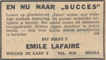 Lafaire Jawa - De Stem, 12 februari 1949