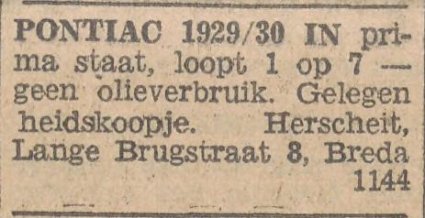 Bron: Dagblad van Noord-Brababnt, 22 december 1934