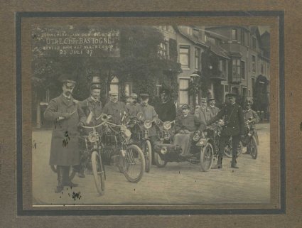 Motorrit naar Bastogne, 1907 (Bron: HKK Barthold van Heessel, Aarle-Rixtel)