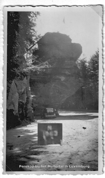 Foto 6: Vakantiereis Ardennen, 1937 (bron: coll. fam. Wittebols, HKK De Vierschaer)