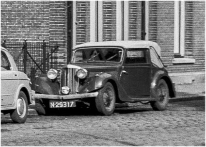 Sunbeam-Talbot Ten Drophead coupé (Detail van foto 1)