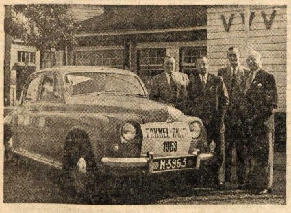 Rover P4 (bron: Eindhovens Dagblad, 7 aug. 1953)