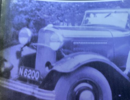N-6200 op Ford model B (1932), met afwijkende wielen (collectie Koen Schilders)