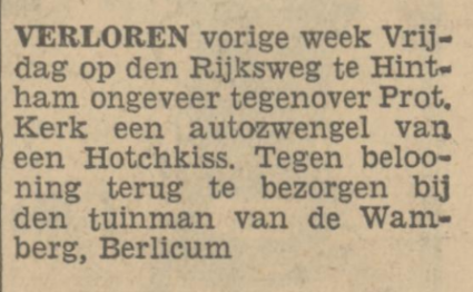Bron: Provinciale Noordbrabantsche en 's-Hertogenbossche Courant, 7 dec. 1934