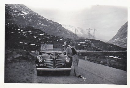 Plymout, 21 juni 1948 op de Gotthard (bron: album Nicole Konijn-van Asten)