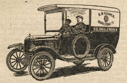 Ford (bron: Nieuwe Tilburgsche Courant van 25 juli 1924)